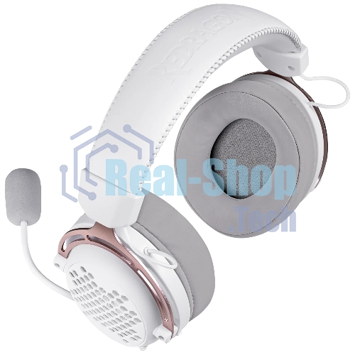 Гарнитура проводная игровая Defender Diomedes white (USB, звук 7.1, легкий, Redragon)