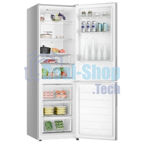 Холодильник Haier CEF536CSG серебристый двухкамерный 240/105 л морозилка снизу, No Frost