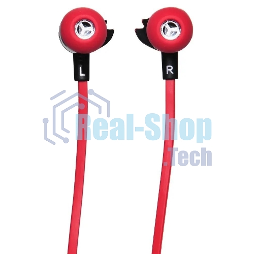Проводные наушники Oklick HP-S-210 красный, внутриканальные, Jack 3.5 мм