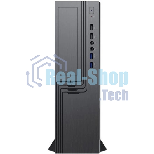 Компьютерный корпус Slim Case Powerman EL555 черный PM-300ATX 2хUSB 3.0+2хUSB 2.0,HD,Audio mATX, miniATX