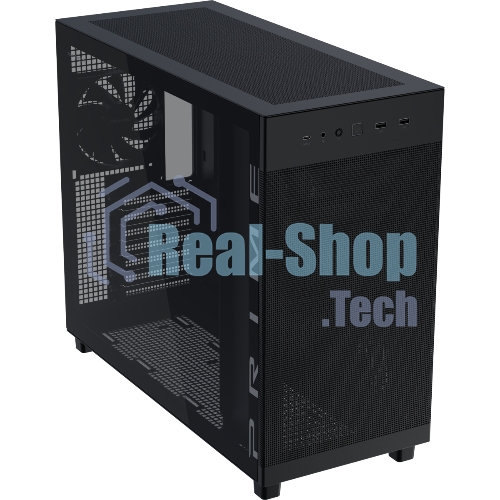 Корпус ASUS Prime AP303 TG, Midi-Tower, чёрный, 1 x 120 мм