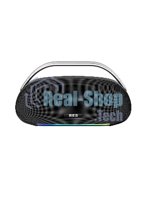 Портативная колонка MEG SSA062BL, 60Вт, Bluetooth 5.3, караоке, сабвуфер, время работы 16ч, черная