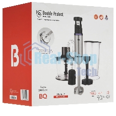 Блендер погружной BQ HB1230SS черный, 1500 Вт, плавная регулировка