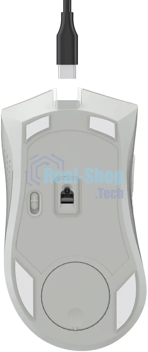 Мышь беспроводная A4Tech Bloody R90 Plus белый, 5000 dpi, радиоканал, USB, кнопки - 8