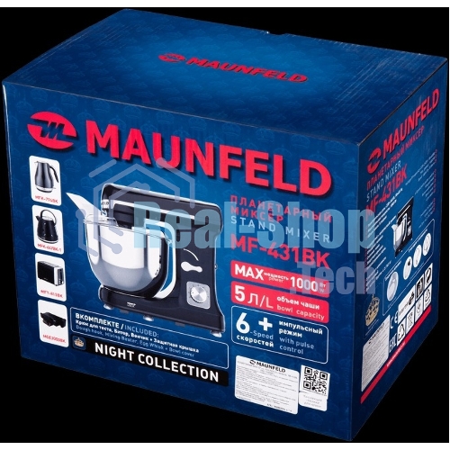 Миксер планетарный Maunfeld MF-431BK