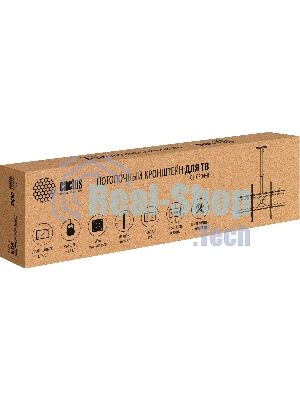 Кронштейн для телевизора Cactus CS-CP04-R черный 37