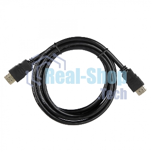 Кабель ACD-DHHM2-18B HDMI 2.0, Golden Plated,19m/19m, черный, 1.8м