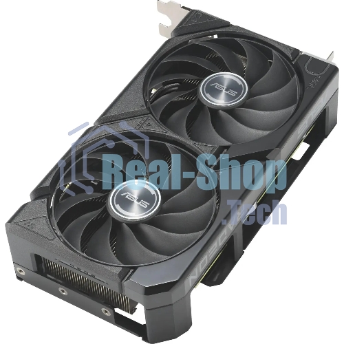 Видеокарта Asus PCI-E 5.0 DUAL-RX9060XT-16G AMD Radeon RX 9060XT 16Gb 128bit GDDR6 2550/20000 HDMIx1 DPx2 HDCP Ret