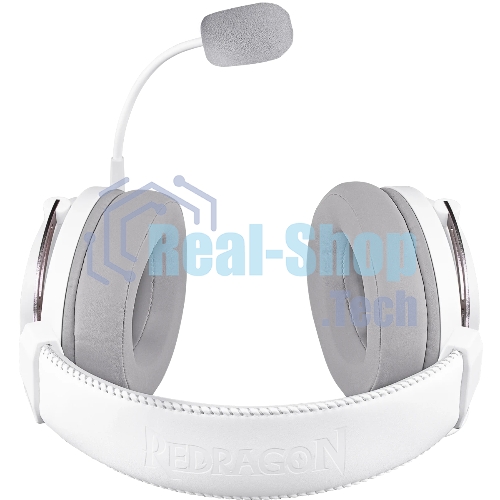 Гарнитура проводная игровая Defender Diomedes white (USB, звук 7.1, легкий, Redragon)