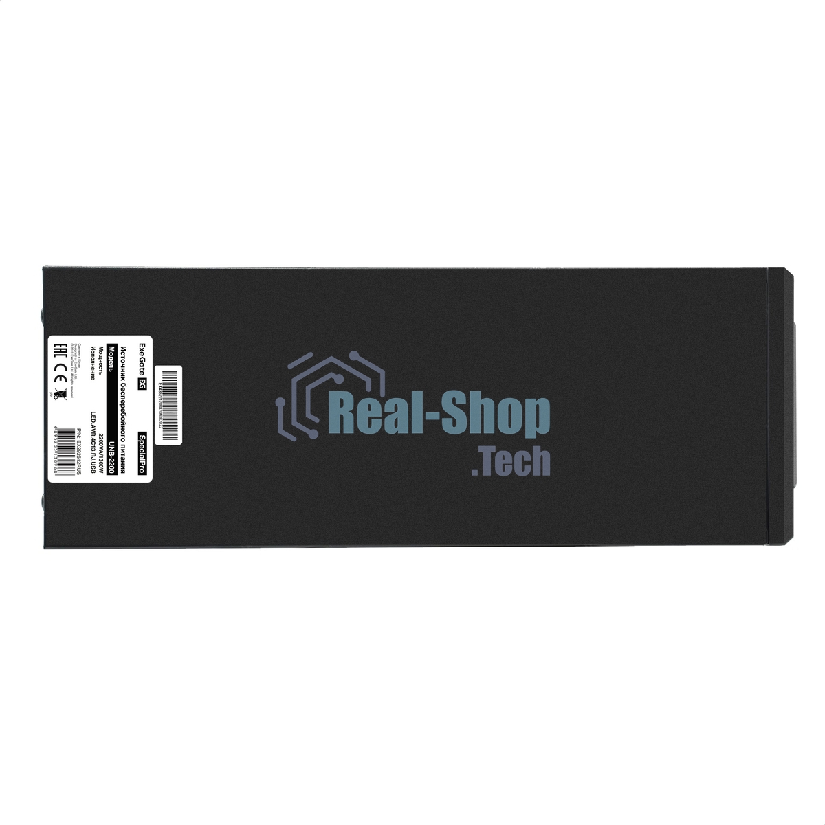 Источник бесперебойного питания ExeGate EX292612RUS SpecialPro UNB-2200.LED.AVR.4C13.RJ.USB 2200VA/1300W, LED, AVR,4*C13, RJ45/11,USB, металлический корпус, черный