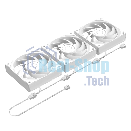 Система жидкостного охлаждения ID-Cooling FX360 LCD PE WHITE (Soc 1851/1700/1200/115X/AM5/AM4, 3x120мм fan, 2450rpm, 34.3 дБ, 350W, PWM 4-pin, Al+Cu) (FX360 LCD P