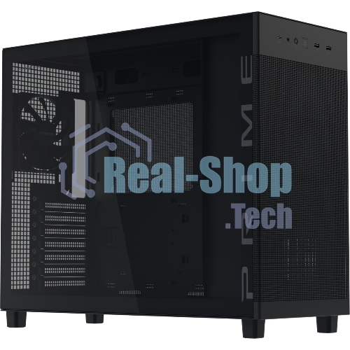 Корпус ASUS Prime AP303 TG, Midi-Tower, чёрный, 1 x 120 мм