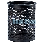 Подставка Deli E909 для письменных принадлежностей, черный, металл, сетка