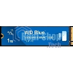 Накопитель SSD Western Digital WD Blue SN5000, 1Tb, PCIe 4.0 x4, M.2 2280, NVMe, R/W 5150/4900