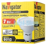 Лампа светодиодная Navigator NLL-PAR16-7-230-4K-GU10 7Вт 4000К белый GU10 500лм 170-260В