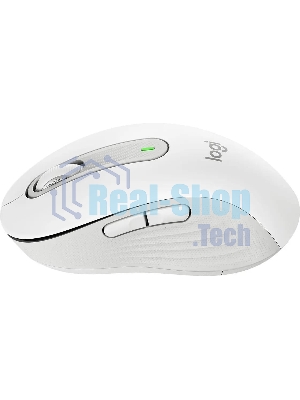 Мышь беспроводная Logitech Signature M650 белый, 4000 dpi, радиоканал, Bluetooth, USB, кнопки - 5