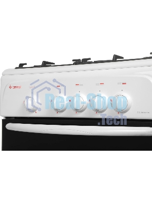 Плита газовая Gefest CG 50М02 К73 белый, конфорок 4 шт, духовка 42 л, 50 см x 85 см x 53 см