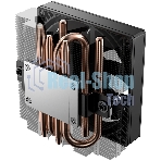 Кулер для процессора ID-COOLING IS-53-XT BLACK LGA1851/1700/1200/115X/AM5/AM4 низкопрофильный высота 53мм (24шт/кор, TDP 120W, PWM, 4 тепл.трубок/медная база, FAN 92мм, черный) BOX
