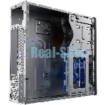 Компьютерный корпус Slim Case Powerman EL555 черный PM-300ATX 2хUSB 3.0+2хUSB 2.0,HD,Audio mATX, miniATX