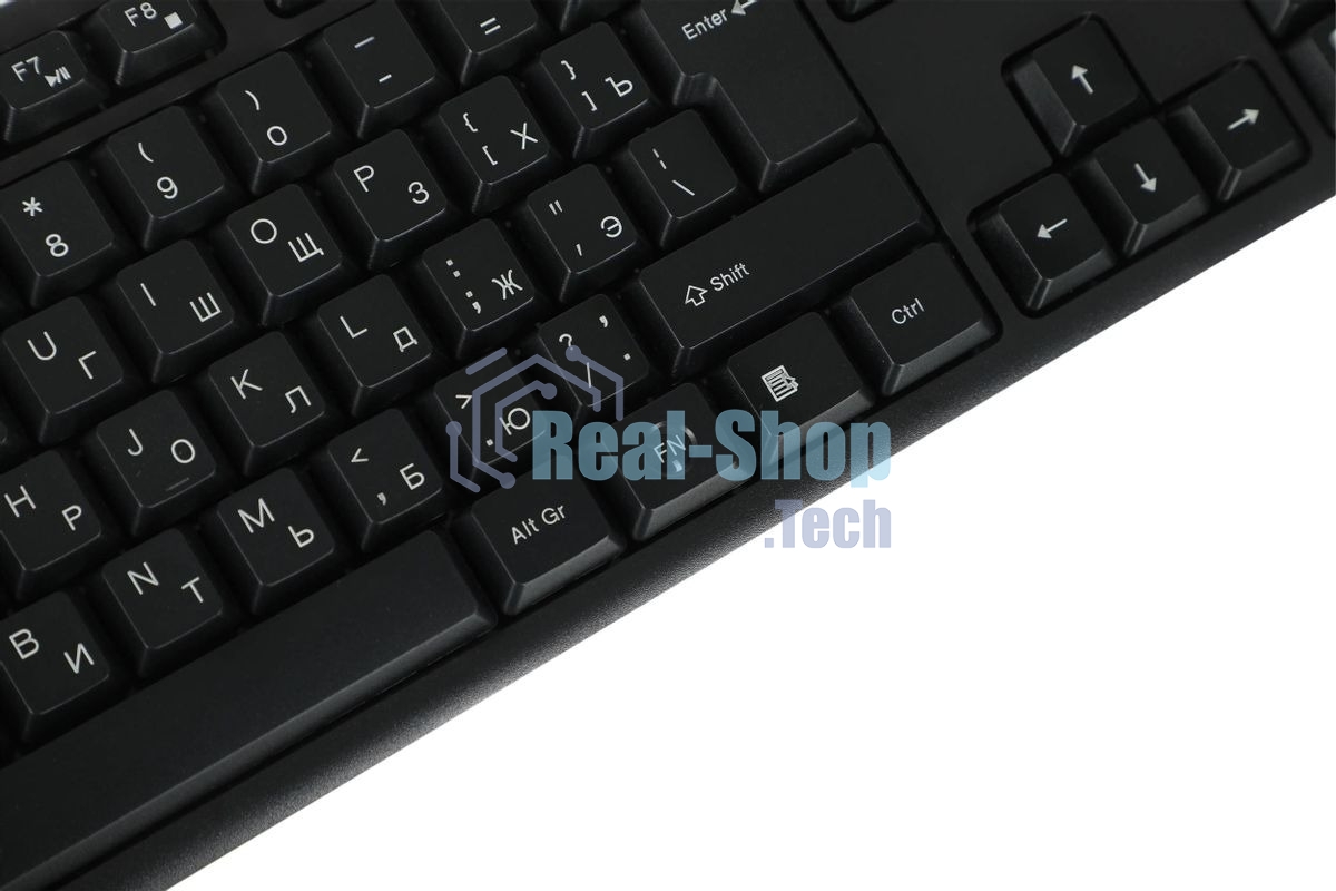 Комплект клавиатура+мышь A4Tech KK-3330S проводной, USB, 1200 DPI, чёрный