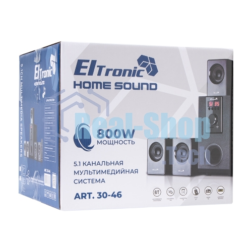Акустическая система ELTRONIC (30-46) HOME SOUND черный