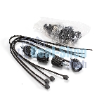 Компьютерный корпус Miditower ExeGate EVO-5001A-EVO800 (ATX, БП EVO800RGb с вент. 12 см, 2хUSB+1хUSB 3.0+HD Audio, черный, 3 вент.12см с RGb подсветкой, боковая панель - закаленное стекло)