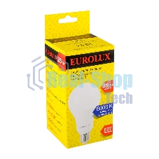 Лампа светодиодная EUROLUX LL-E-A80-25W-230-6K-E27 груша