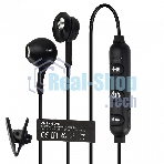 Беспроводные/проводные наушники Crown CMBH-5098 черный, полноразмерные, Bluetooth + проводной, складная конструкция, до 12 ч