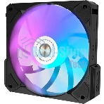 Вентилятор для корпуса Alseye i12B-K3 черный, 120 мм, 1800 об/мин, 33.2 дБ, 4 pin