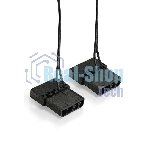 Компьютерный корпус Miditower ExeGate EVO-8225-NPX600 (ATX, БП 600NPX с вент. 12см, 2хUSB+1хUSB 3.0, черный, 2 вент. с RGb подсветкой и полоса на передней панели, боковая панель - закаленное стекло)