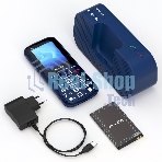 Мобильный телефон Maxvi RT-04 + док-станция, синий