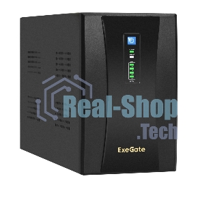 Источник бесперебойного питания ExeGate EX292612RUS SpecialPro UNB-2200.LED.AVR.4C13.RJ.USB 2200VA/1300W, LED, AVR,4*C13, RJ45/11,USB, металлический корпус, черный