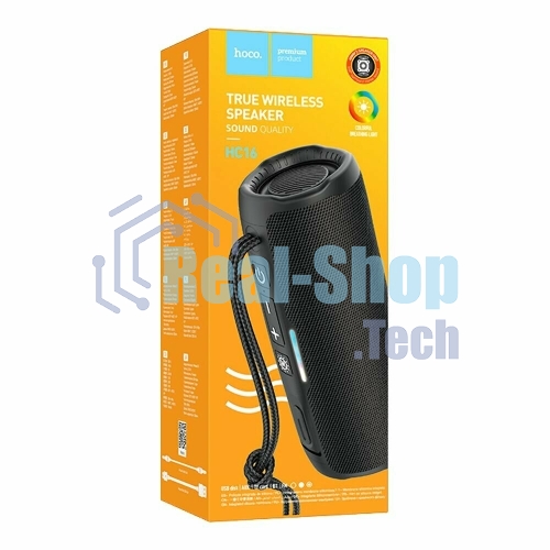 Колонка Bluetooth 5.3 5W 1200mAh Hoco HC16 (Black)