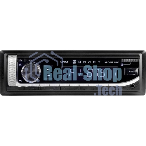 Автомагнитола URAL МОЛОТ АРС-МТ 114С, 1 DIN, Bluetooth, USB Type-A, AUX