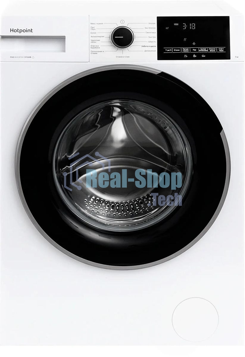 Стиральная машина Hotpoint WSH 7290 VWB белый, загр. фронтальная макс.: 7 кг 1200 об/мин класс: А