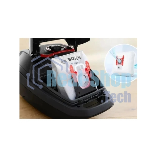 Пылесос Bosch BGL8POW3A черный, 650/890 Вт, уборка сухая, пылесборник мешок 5 л