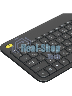 Клавиатура Logitech K400 Wireless Touch Plus беспроводная, радиоканал, чёрный