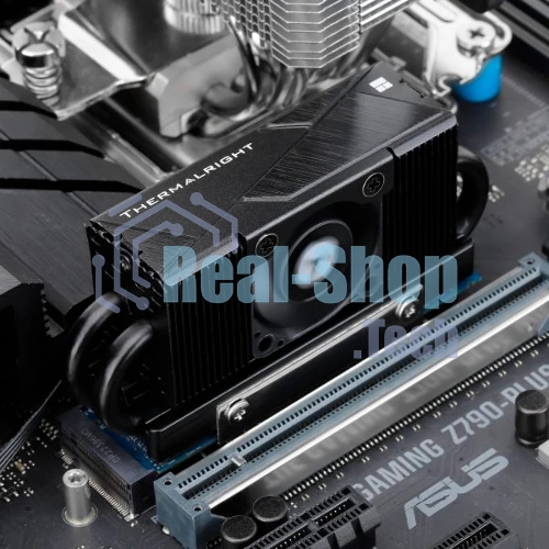 Радиатор для SSD Thermalright HR-10-2280-PRO-BL черный алюминий Ret