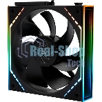 Кулер для корпуса Thermalright TL-M12QR Reverse (124x120x25mm, 4-pin PWM, ARGB, 47.6CFM, 23.2dBA, 1500RPM, черный)