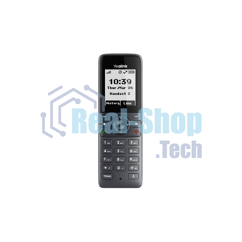 Беспроводная телефонная IP-DECT-система YEALINK W71P (база W70B+трубка W71H) до 10 SIP-аккаунтов, до 10 трубок на базу, до 20 вызовов, шт