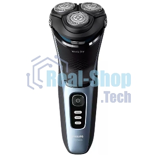 Электробритва Philips S3243/12 черный/голубой