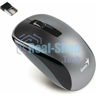 Мышь беспроводная Genius NX-7010 серый, 1200 dpi, радиоканал, USB, кнопки - 3