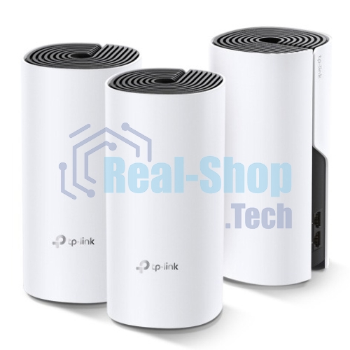 Бесшовный Mesh роутер TP-Link Deco M4 (DECO M4(3-PACK)) AC1200 10/100/1000BASE-TX (упак.:3шт)