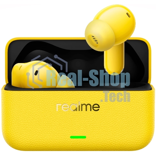 Наушники TWS Realme Buds T500 Pro желтый, внутриканальные, Bluetooth, активное шумоподавление, до 56 ч