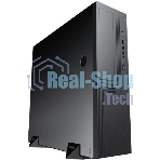 Компьютерный корпус Slim Case Powerman EL555 черный PM-300ATX 2хUSB 3.0+2хUSB 2.0,HD,Audio mATX, miniATX