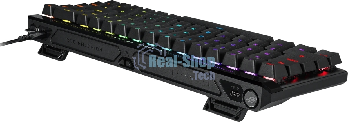 Клавиатура ASUS ROG Falchion Ace HFX проводная, USB Type-C, чёрный