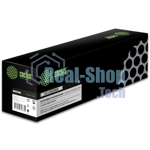 Картридж лазерный Cactus CS-LX52D5X00 (52D5X00) черный (45000 стр.) для Lexmark MS811/MS812