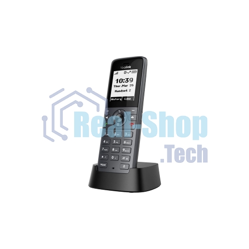 Беспроводная телефонная IP-DECT-система YEALINK W71P (база W70B+трубка W71H) до 10 SIP-аккаунтов, до 10 трубок на базу, до 20 вызовов, шт