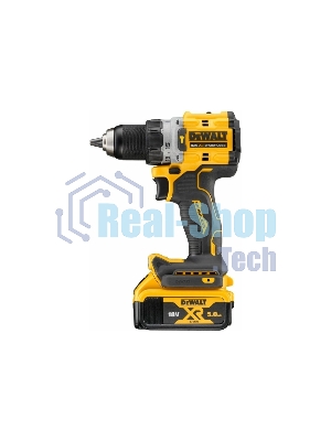 Дрель-шуруповерт аккумуляторная DeWalt DCD805P2T-QW, 18В, 2 АКБ, Кейс