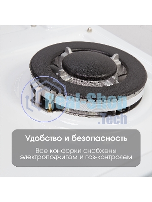 Газовая варочная панель Zigmund & Shtain G 20.6 W белый